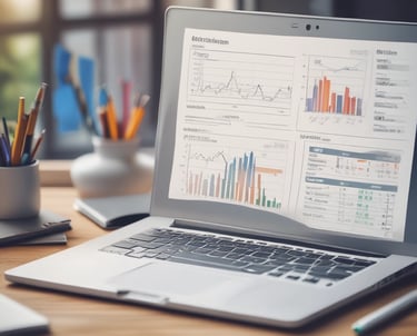 A display screen shows information about ChatGPT, a language model for dialogue optimization. The text includes details on how the model is used in conversational contexts. The background is primarily green, with pink and purple graphic lines on the right side. The OpenAI logo is positioned at the top left.
