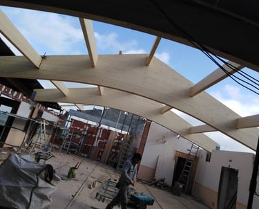 Charpente maison ancienne Comminges, artisan bois local