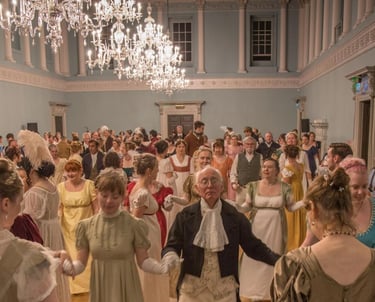 Photo of the Jane Austen Festival in Bath, England