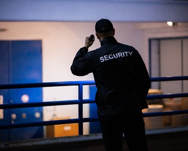 Kontrollgang durch Industrieareal – Revierdienst Luzern