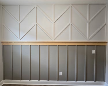office accent wall design