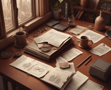 A professional consultation setting with a lawyer and client.