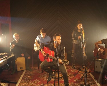 RedOne in a music video performance
