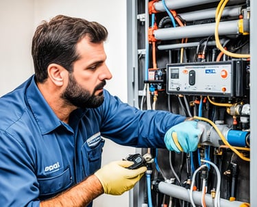 كشف تسربات المياه