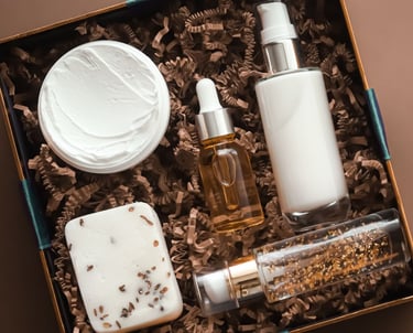a box of soap and soap with a lot of soap