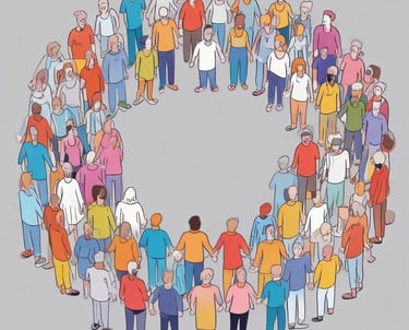 Circle of helping hands make light work