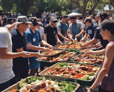 Feeding those in need in the local community