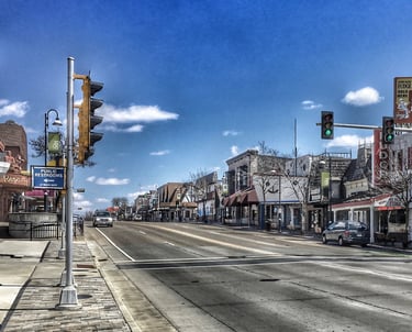 On The Street in Wisconsin Dells, Wisconsin.