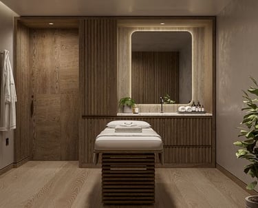 render of a medical aesthetics room