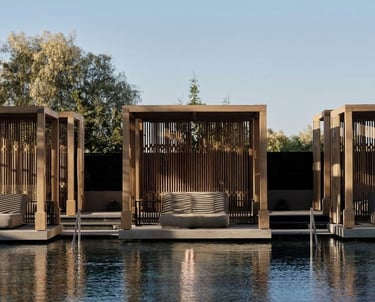 urban spa and wellness pool area