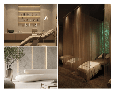photo collage skin clinic design and consultancy