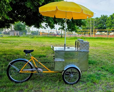 Hot-Dog Bike auf dem Tempelhofer Feld