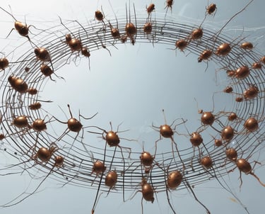 A laptop screen displaying the OpenAI logo and text. The laptop keyboard is visible below, with keys illuminated in a dimly lit environment.