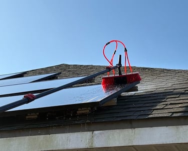 solar panel cleaning