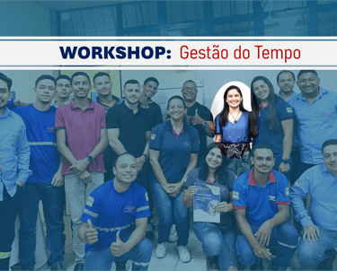 Equipe em workshop de Gestão do Tempo promovido pela Insights Consultoria Empresarial
