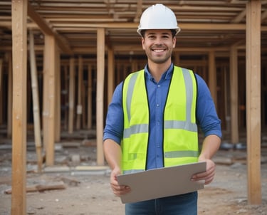 a construction project manager working on a remodel in Austin