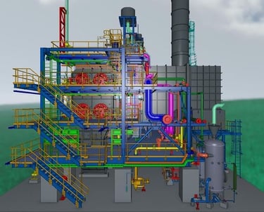 100T Boiler support Structural Design as per ASME code AISC code CISC code IS 800 code