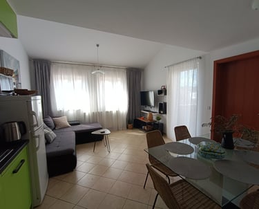 Fully equipped kitchen in Apartman Plat Volme