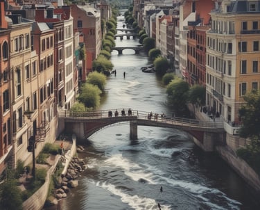 white and black abstract painting