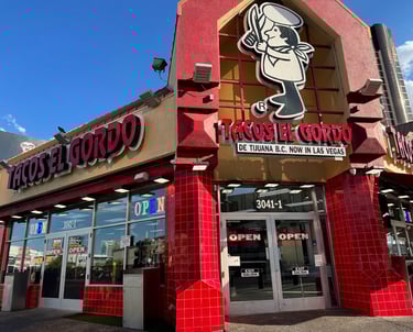 Tacos El Gordo (The Strip, North End):