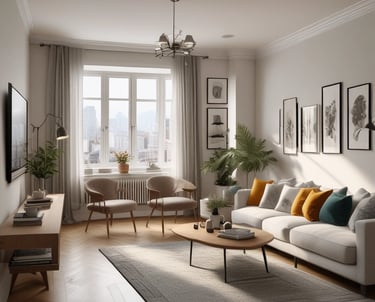 A professional investor analyzing real estate data on a laptop in a modern office.