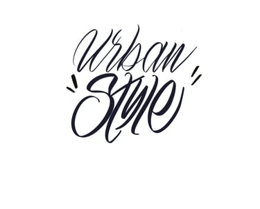 Lettering urbano, original, usado en moda y contenido digital.