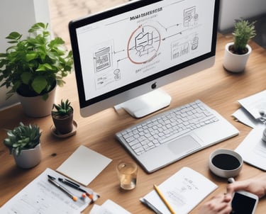 A vibrant graphic design showcasing creative elements.