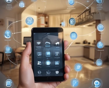 An illustration showcasing various service icons.