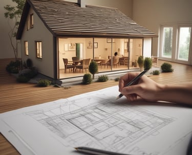 A cozy, well-designed living room with natural light and modern furniture.