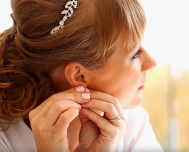 Photo mariage chic : préparatifs de la mariée