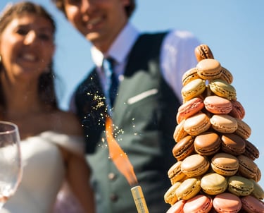 Reportage mariage Tournan en Brie : pièce montée