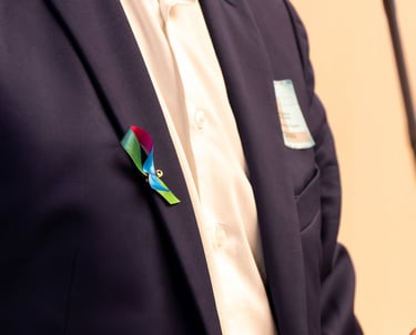 photographe entreprise Paris : détail des couleurs de l'entreprise