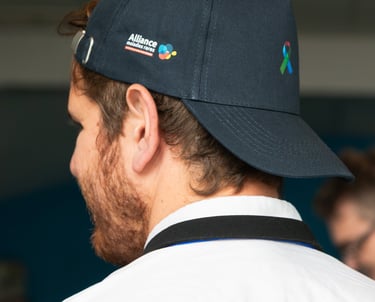 photographe entreprise 75 : gros plan logo