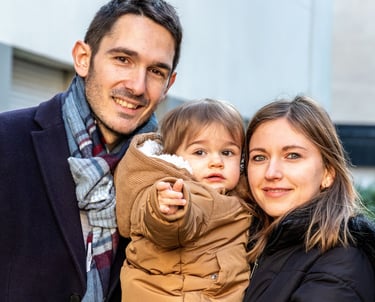 photographe famille : portrait famille à Courbevoie