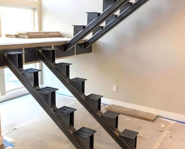 scala metallica realizzata da dynamik work services