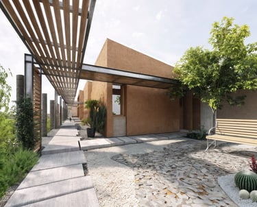 Casa sucesiva. Una casa que recorre el tererno y es parte. Arquitectura con sentido.