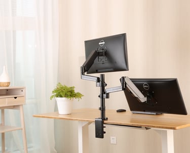 Singularity India Monitor Arms and Monitor stand supplier- dual monitor use case