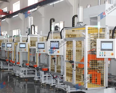 全自动车轴装配线-高精度工业机器人操作 Konson Axle Assembly Line Solutions