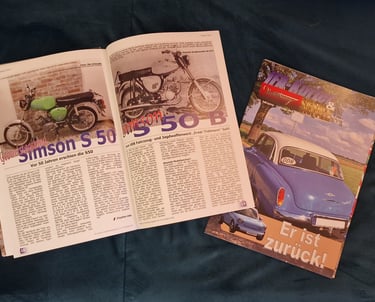 "IFA-Kurier & Wartburg-Signale"-Heft aufgeschlagen