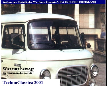 Titelbild des IFA-Kurier 07 aus 2001