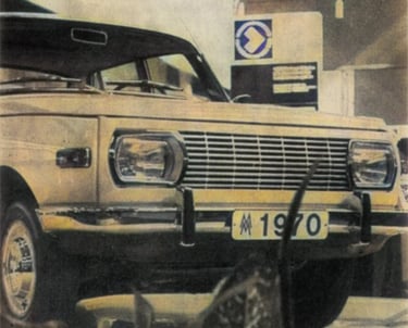 Wartburg 353 auf der Leipziger Frühjahrsmesse 1970