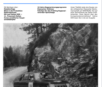 Titebild "Wartburg-Signale" 02 von 1971