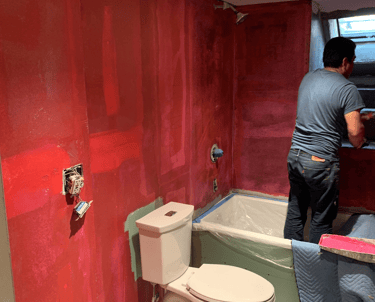 demolition, bathroom renovations and tilework