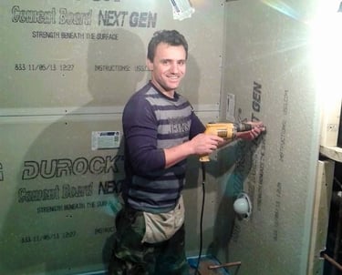 demolition, bathroom renovations and tilework