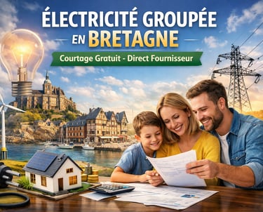 illustration Bretagne électricité achat élec groupée