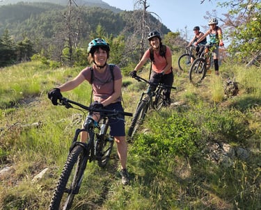 Sortie VTT adultes, groupe, tout niveau, hautes alpes