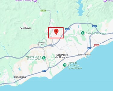 mapa Urbanización el Herrojo proyecto urbanitae