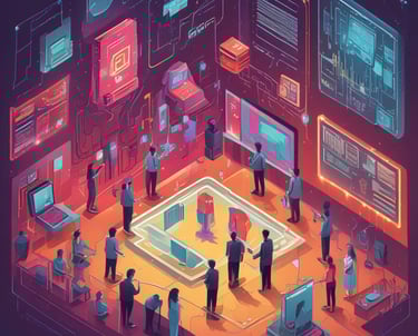 An image depicting the process of 3D printing.