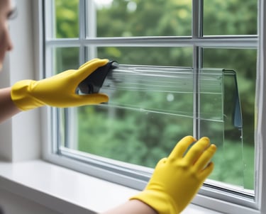 a man in a white shirt and gloves holding a glove