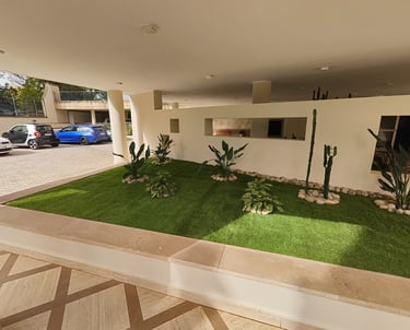 ripristino tinteggiatura androne condominio zona Nomentana